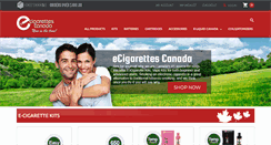 Desktop Screenshot of ecigarettescanada.com